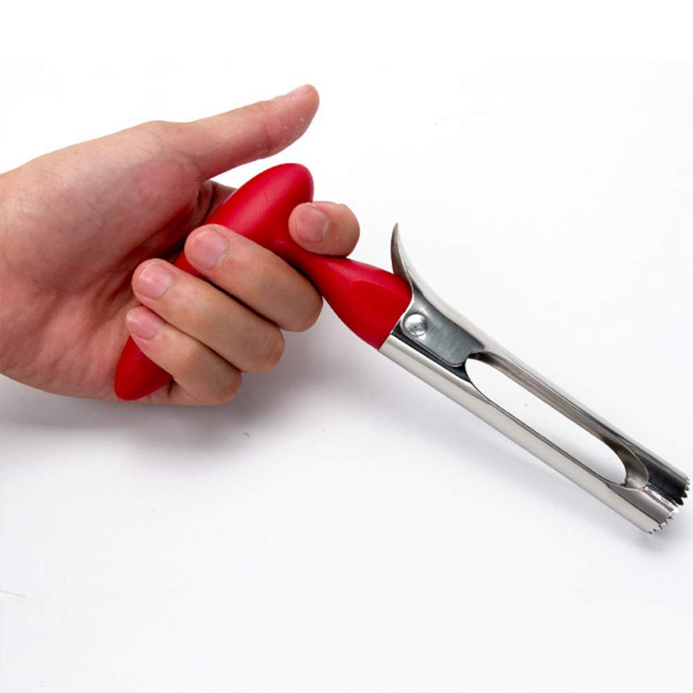 AKIRO apple Corer, Stainless Steel Kitchen Gadget Tool Fruit Seeder Core Remover Fruit Vegetable Tools Apple Pear Corer Easy Twist Fruits Tools Core Seed Remover