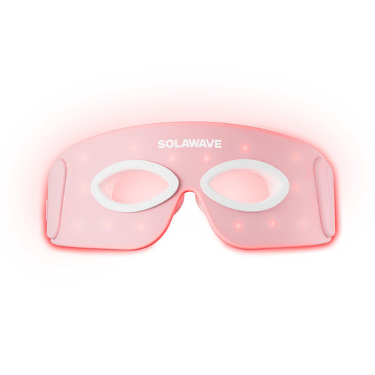 Solawave Eye Recovery Pro | FDA Cleared Red and Infrared Light Therapy for Under-Eye Wrinkles, Forehead Lines, 11s, Crow's Feet, Dark Circles | Anti-Aging Eye Mask with Hands-Free Light