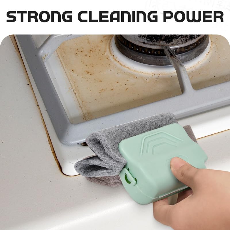 Magic Window Cleaning Brush - Multi-Purpose Groove & Track Cleaning Tool Set (Mix-3pcs) - Clean Windows, Sills & Spaces