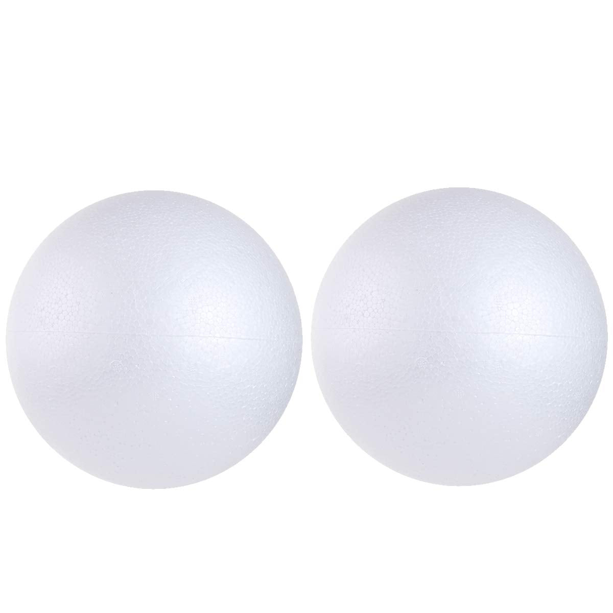 8PCS 4 Inch White Foam Balls Polystyrene Craft Balls Foam Balls for Easter Art Craft Household School Projects and Christmas Party Decorations