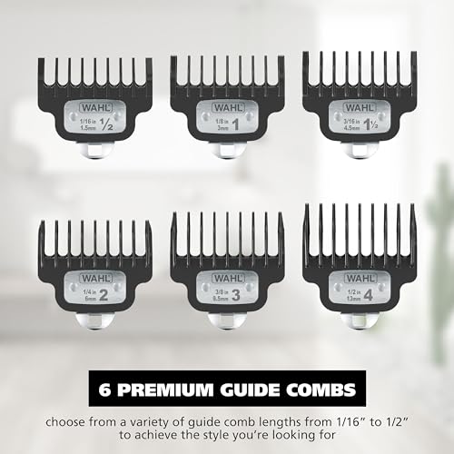 Wahl Pro Series Forever Blade Stainless Steel Cordless Rechargeable Beard Trimmer for Men with No Slip Grip & USB Charge, Made in The USA – Model 3026017