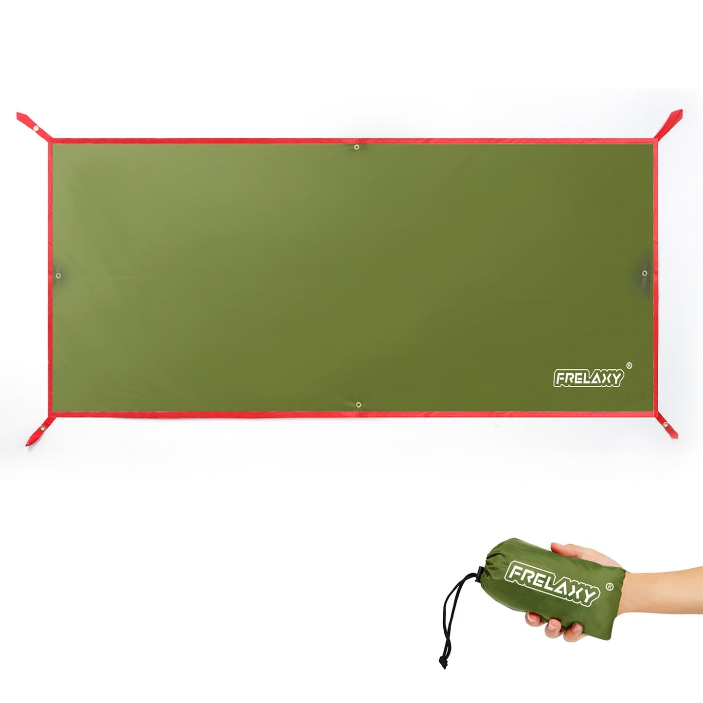 Frelaxy Tent Footprint, Waterproof Camping Tarp, Durable Tent Floor to Elevate Your Camping, Hiking, Backpacking, Hammock, Beach Experience