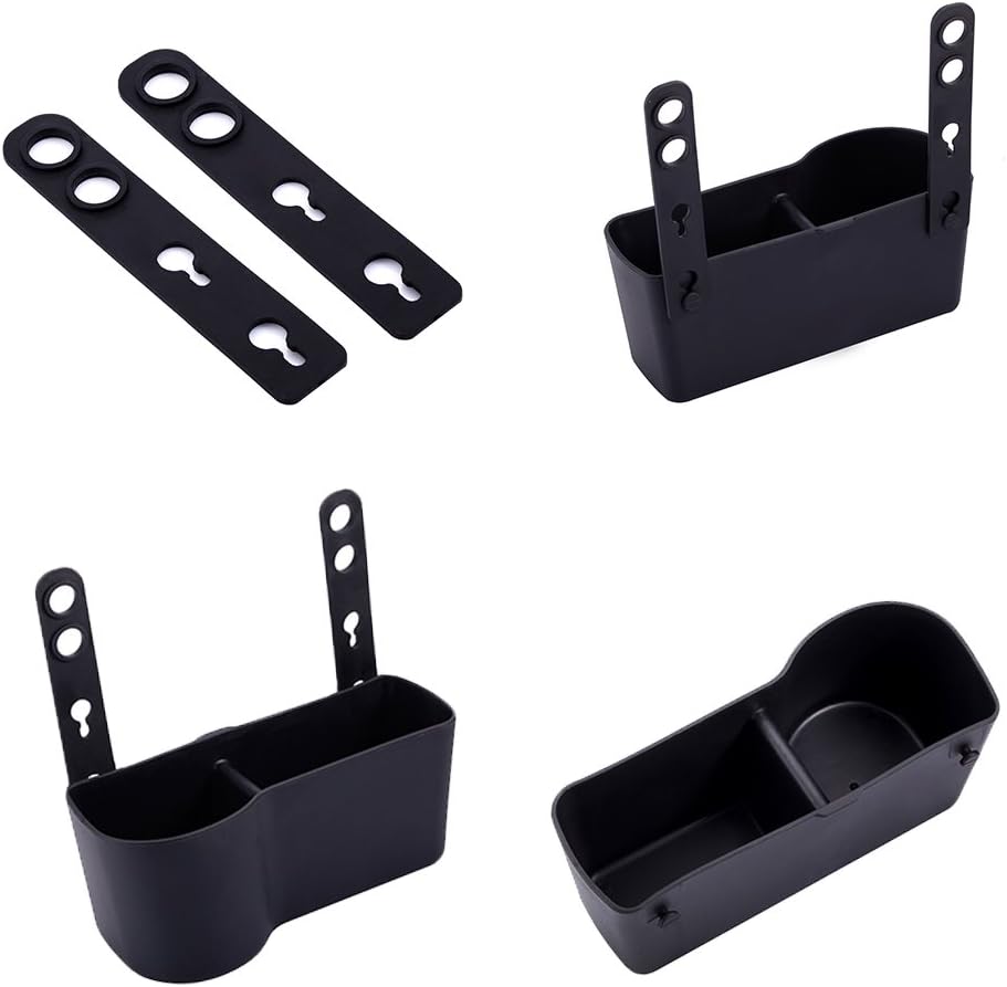 Car Headrest Seat Back Organizer Cup Holder Drink Pocket Food Tray Universal Liberate Your Hands. for a More Convenient Time in Your Car(Black)