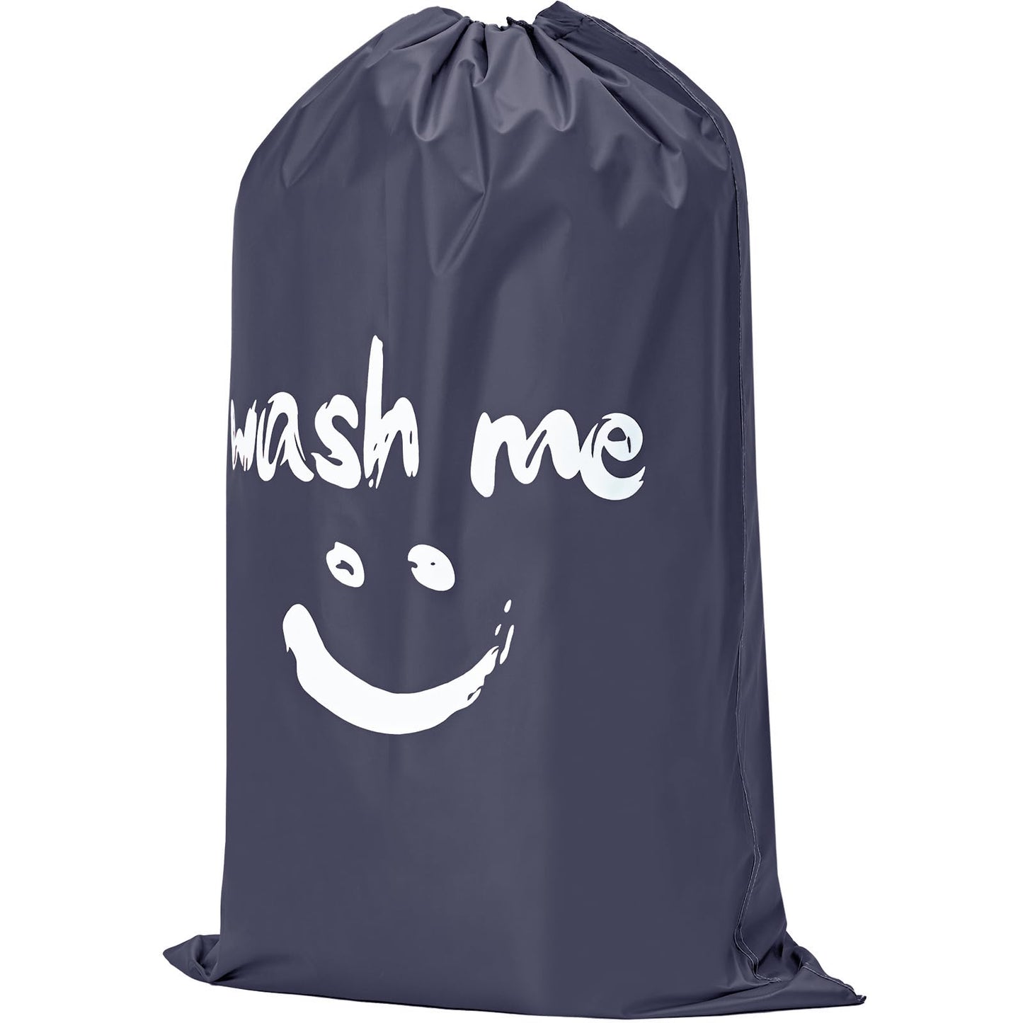 HOMEST 2 Pack XL Wash Me Travel Laundry Bag, Dirty Clothes Organizer, Large Enough to Hold 4 Loads of Laundry, Easy Fit a Laundry Hamper or Basket