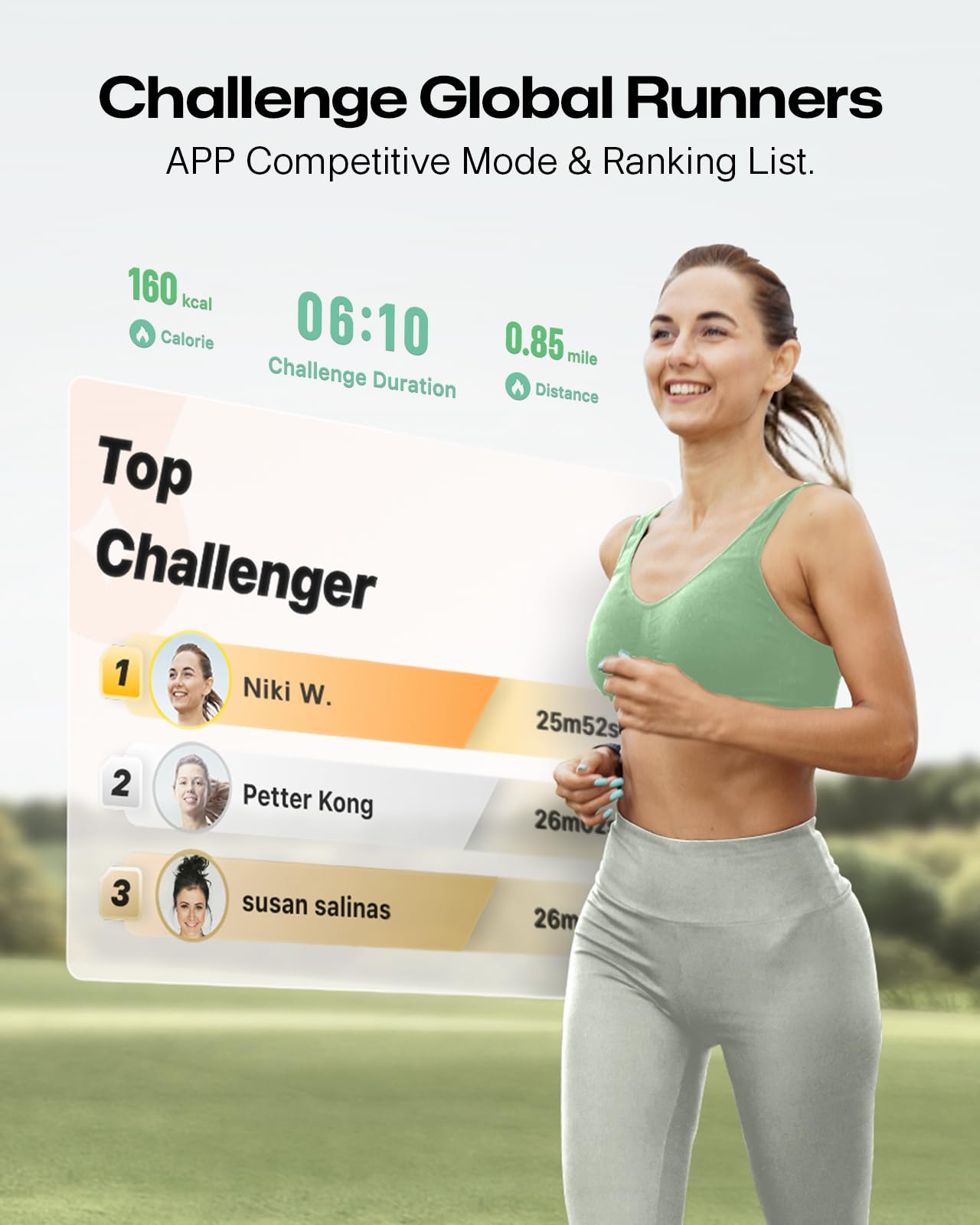 UREVO Smart 2-in-1 Folding Treadmill, Compact Walking Pad with Safety Handle, Plug and Play, Dual LED Display, Workout APP, Walking or Running for Home Office, Remote Included