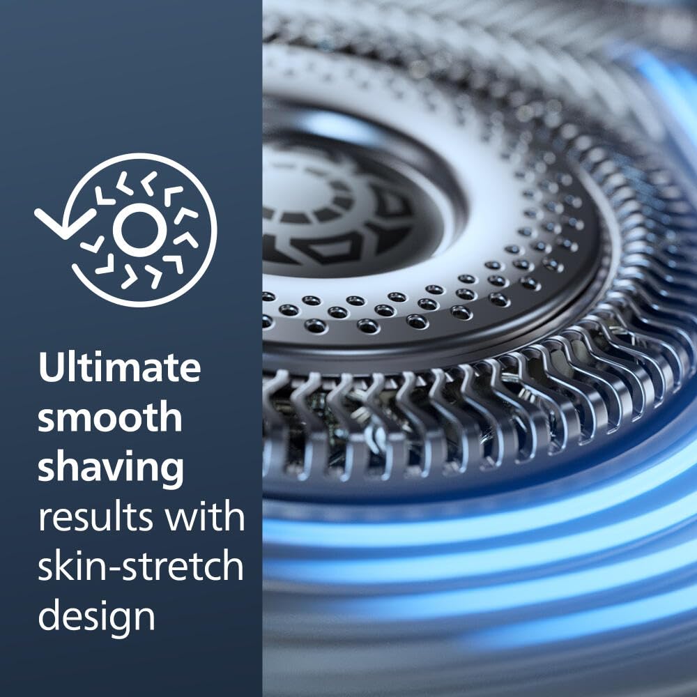 Philips Norelco Shaver Series 9000 Prestige Special Edition, Wet & Dry Electric Shaver, Lift/Cut & SenseIQ Technology, Nose & Precision Trimmer, Qi Pad, Cleaning Pod & Premium Case, SP9842/85