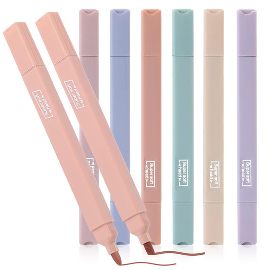 12Pcs Aesthetic Cute Highlighters Bible Pastel Highlighters and Pens no bleed Assorted Colors Highlighters for School Supplies and Office Journal DIY Home