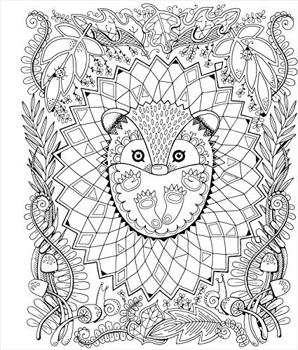 Color & Frame - In the Forest (Adult Coloring Book)