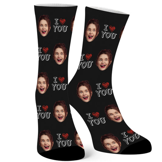 Custom Socks with Photos,Personalized face Socks with Pictures,Customized Novelty Socks Fun for Men Women