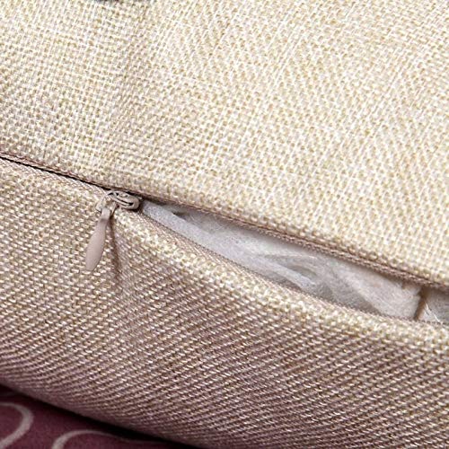 Swono Beautiful Green Mountain Landscape Rustic Farmhouse Style Decorative Throw Pillow Cover Cushion Case for Sofa Couch Housewarming Present Home Decor Cotton Linen 18" x 18" Inch