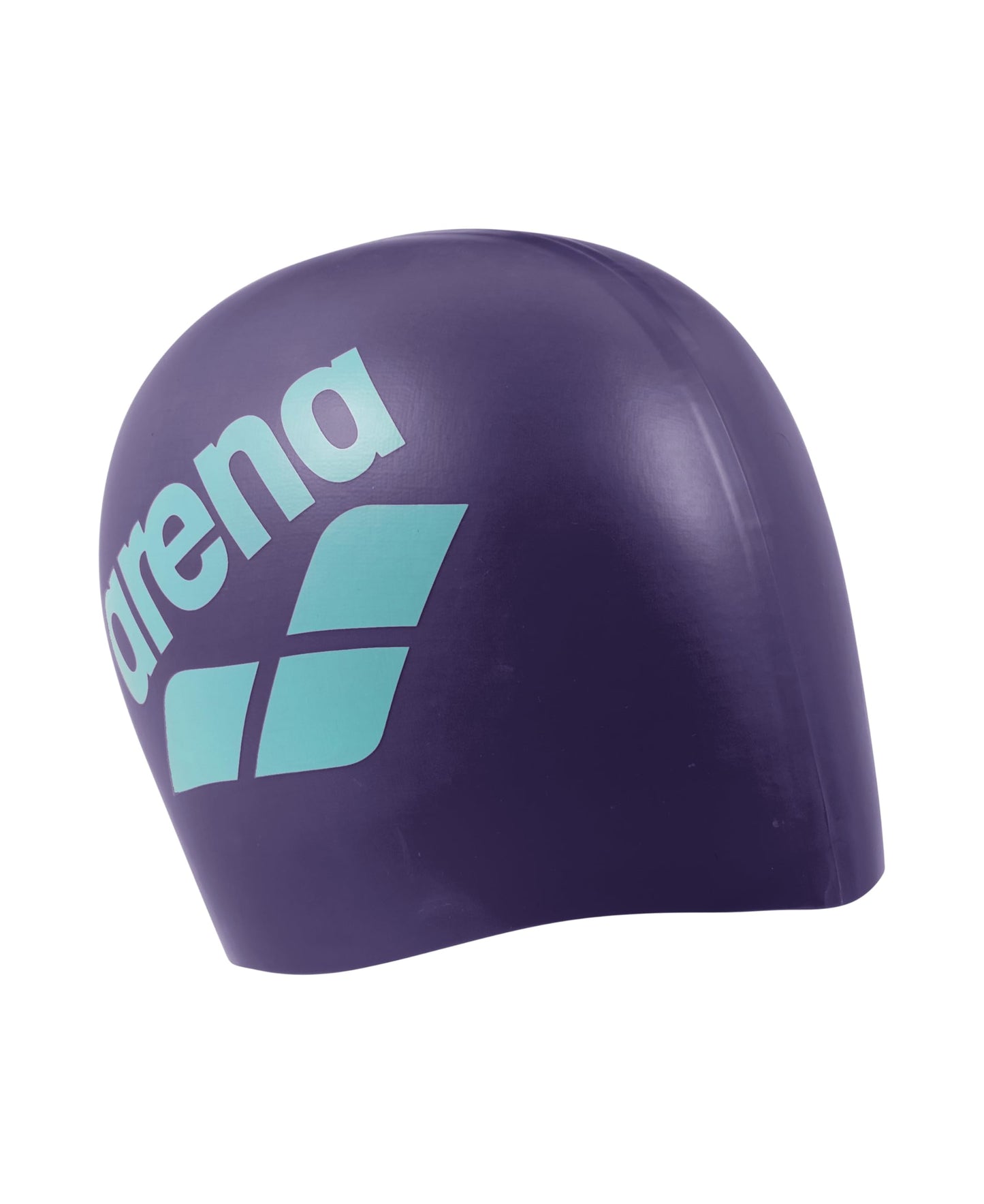 Arena Unisex Big Logo Silicone Swim Cap for Women and Men Fitness Swimmers Intensive Training Durable Soft Elastic Bathing Cap, Future Dusk/Water