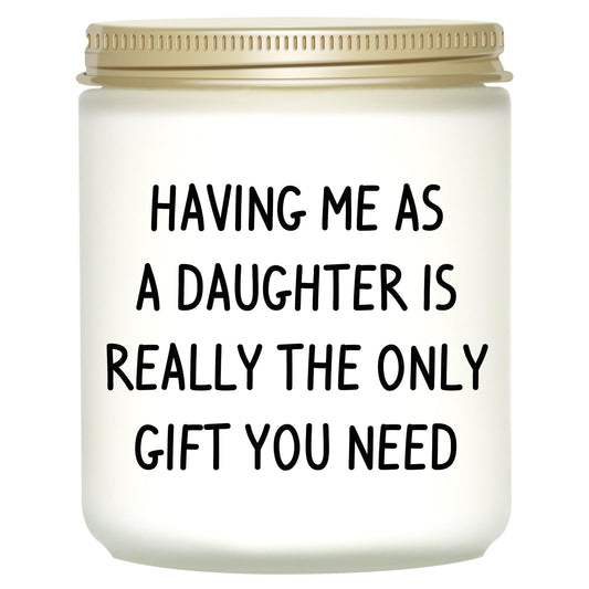 Fathers Day Dad Gifts from Daughter, Personalized Father's Day Gift Ideas, Funny Birthday Gifts for Dad Gift Father Papa Step Dads New Daddy Presents Cool, Happy Fathers Day, Birthday, Candles
