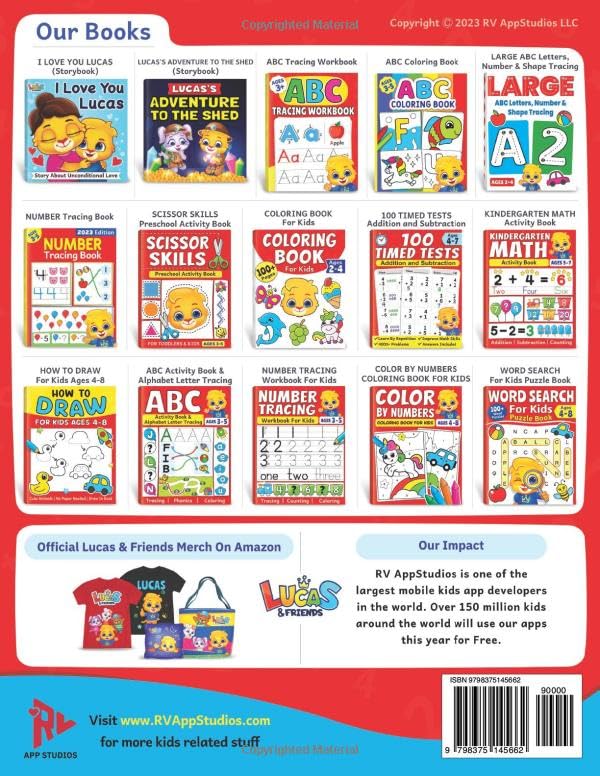 Preschool Math Activity Book: Learn to Count, Number Tracing, Addition and Subtraction | Fun Educational Workbook for Kids | Toddler & Preschool Learning Activities for 3-5 Year Olds