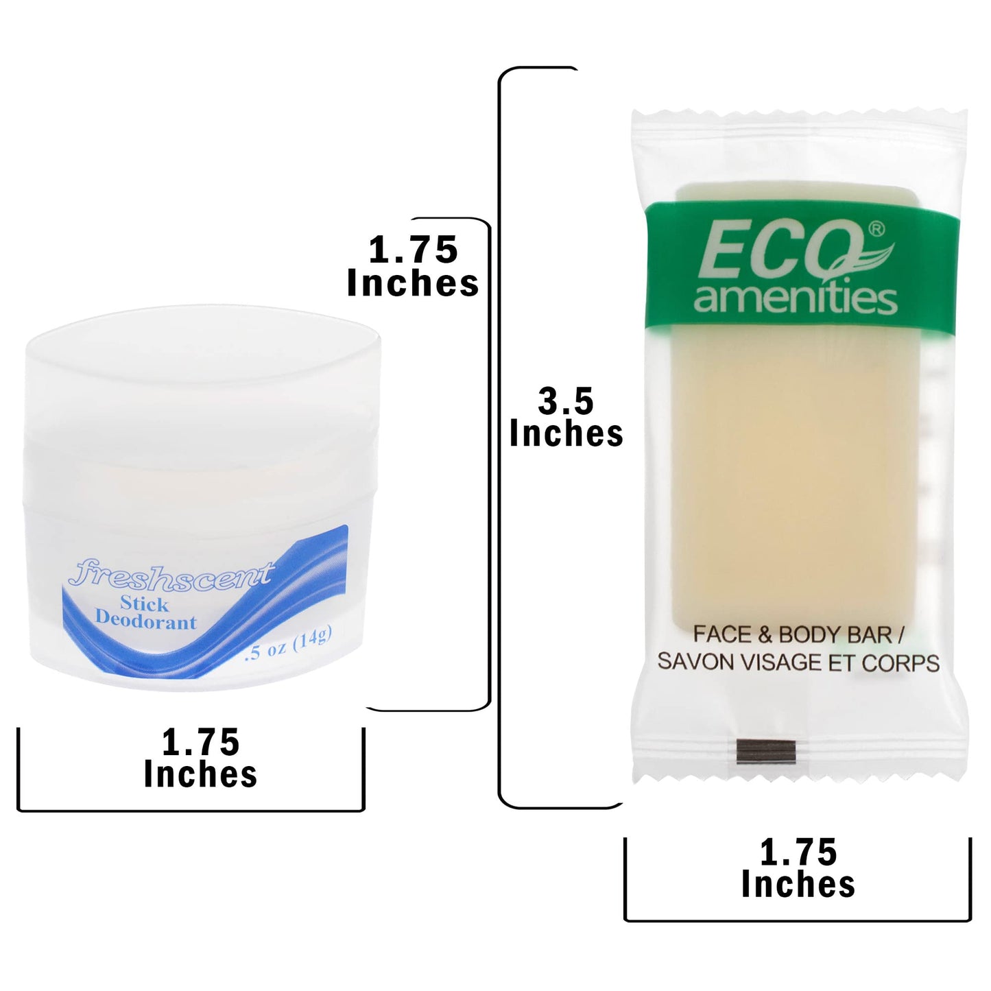 Moda West 96 Kits - Bulk Case of Wholesale Teen Basic Toiletries for Men, Women, Travel, Charity