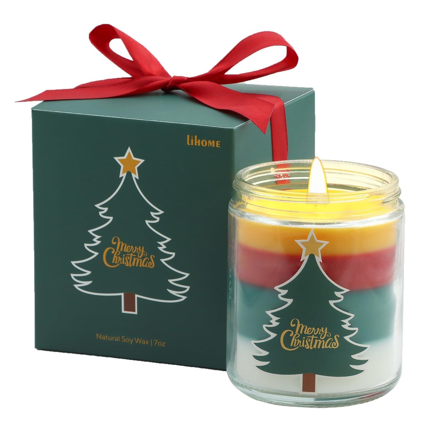 Lihome Happy Birthday Candle - Birthday Gifts for Women, Men, Mom, Dad, Sister, Teacher, Friends - Best Gifts for Her Ideas, Natural Soy Wax Vanilla Scented Candles