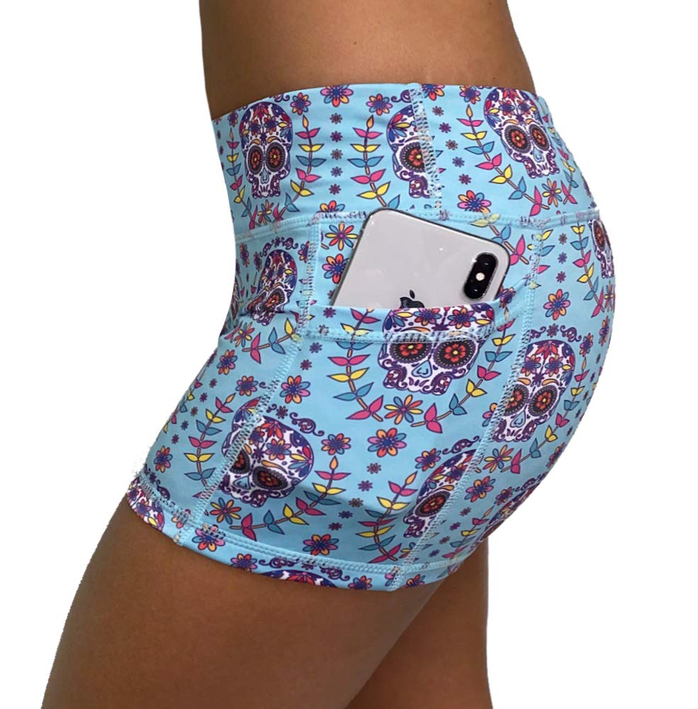 Epic MMA Gear 3" Stretchy Active Fitness Yoga Running Exercise Workout Shorts Side Pockets