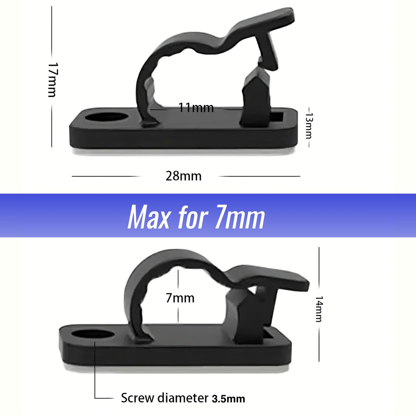 AFFAVON 80Pack Outdoor String Light Clips Screw-in Hooks,Weatherproof Cable Hangers and Clips for Hanging Fairy Lights for Christmas, Festival,Patio, and Fence Decorations