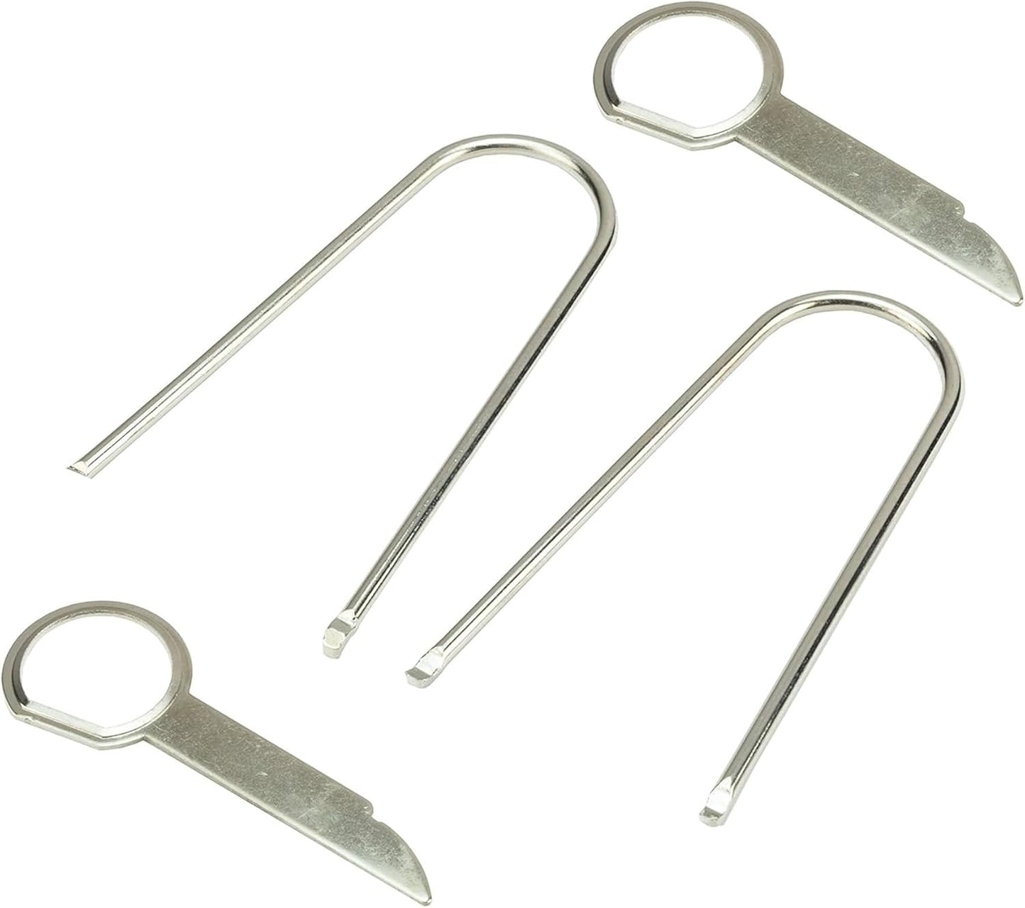 Scosche DT1 Automotive Car Radio DIN Removal Tool Kit - Essential Factory Radio Removal Keys - Stereo Removal Pry Tool Set - Audi, Ford, Mercedes, VW and More - Compact Car Audio Installer Equipment