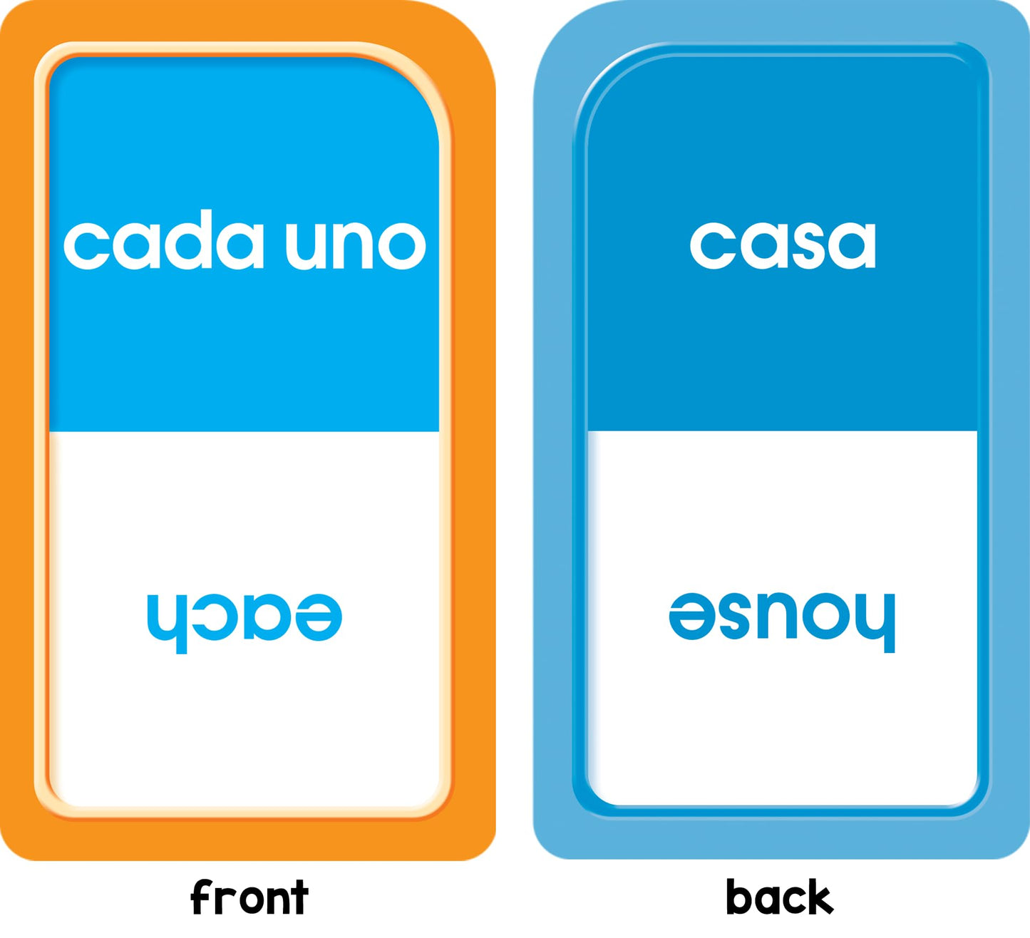 School Zone Spanish Basic Sight Words Flash Cards: 56 Cards, 108 Words, Kindergarten, 1st Grade, Palabras Basicas Tarjetas Ilustrativas, Bilingual, ESL, Language Immersion (Spanish/English Edition)