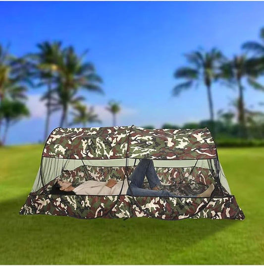 Portable Outdoor Camping Tent Net Does Not Require Installation, Designed to Be Compact and Lightweight, Making It Perfect for Camping, Trekking Person Tent.