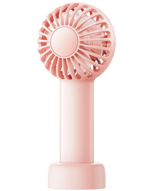SWEETFULL Mini Portable Fan - Rechargeable Handheld Fan, 3 Speeds Personal Small Hand Gifts for Travel Essentials, Lash, Makeup, Eyelash, Kids, Girls, Women - USB, Cute Design Purple