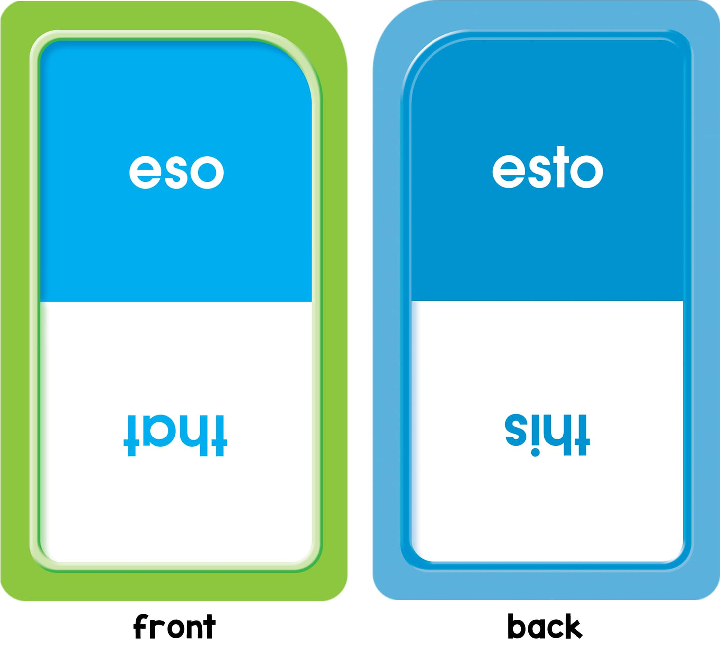 School Zone Spanish Basic Sight Words Flash Cards: 56 Cards, 108 Words, Kindergarten, 1st Grade, Palabras Basicas Tarjetas Ilustrativas, Bilingual, ESL, Language Immersion (Spanish/English Edition)