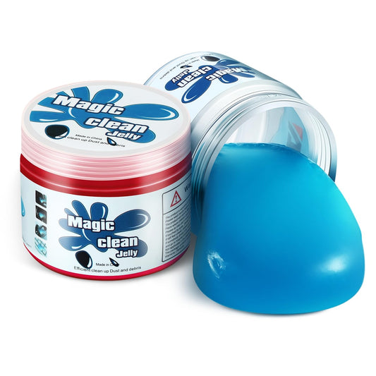 DNA MOTORING 4 Pack Car Cleaning Gels Auto Detailing Tools Cleaning Putty Car Interior Cleaner, Car Jelly Cleaner, Keyboard Cleaner, Car Cleaning Supplies Car Gifts for Men Women, TOOLS-00150