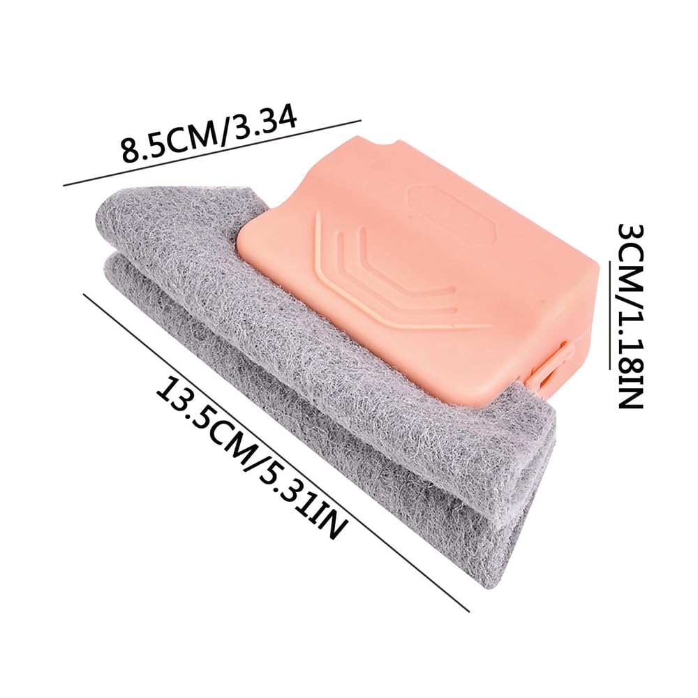 Magic Window Track Cleaner, 2025 Upgrad Window Groove Cleaning Brush Tools Set, Hand-held Window Track Cleaner Brushes Tools Set for Window lides Gaps Tile Lines Shutter Car Vents (Colorful 3PCS)