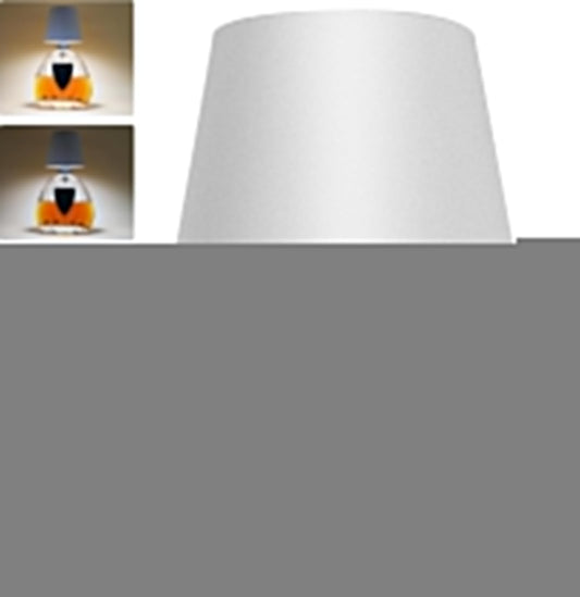 Wireless Bottle Lamp,Metal Wine Bottle Light with 3 Color Light Dimming, Waterproof Bottle Touch Lamp Head for Room, Bar, Restaurants, Party, Decor & Gifts (White)