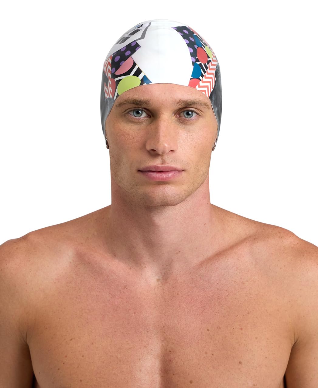 Arena HD Unisex Elastic Silicone Swim Cap for Adults, Training Water Sports Fitness Swimming Gear, Chlorine Protection Pool Hat, Ubie, One Size