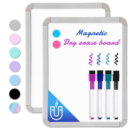 VUSIGN Small Dry Erase Whiteboard, 8.5 x 11 Inches White Board for Kids, Students, Fridge, Locker, Mini Dry Erase Board