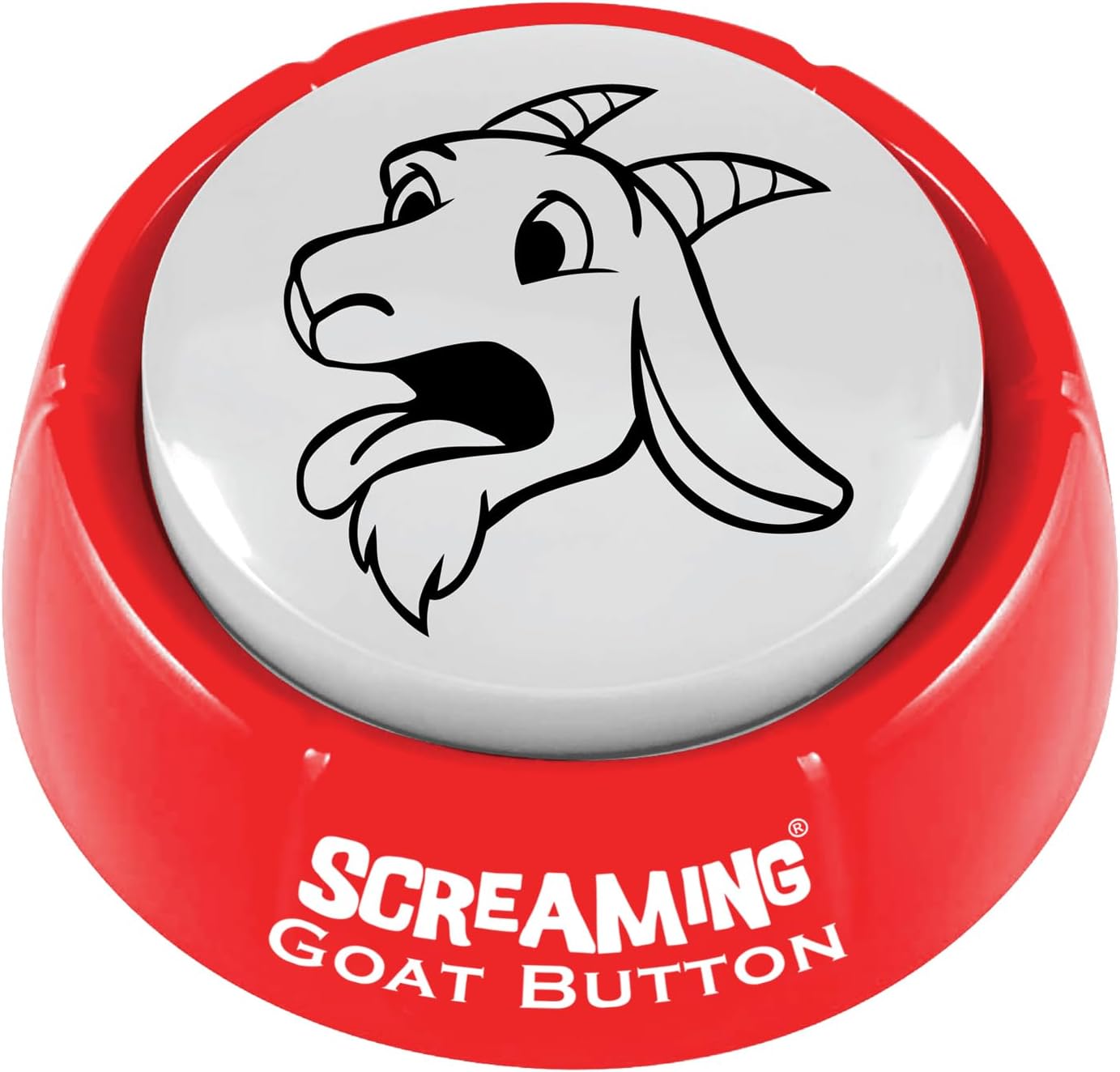 Screaming Goat Button | The Original Goat Scream | Screaming Goat Desk Toy Talking Button with a Funny Goat Scream | Gag Gifts for Men and Women