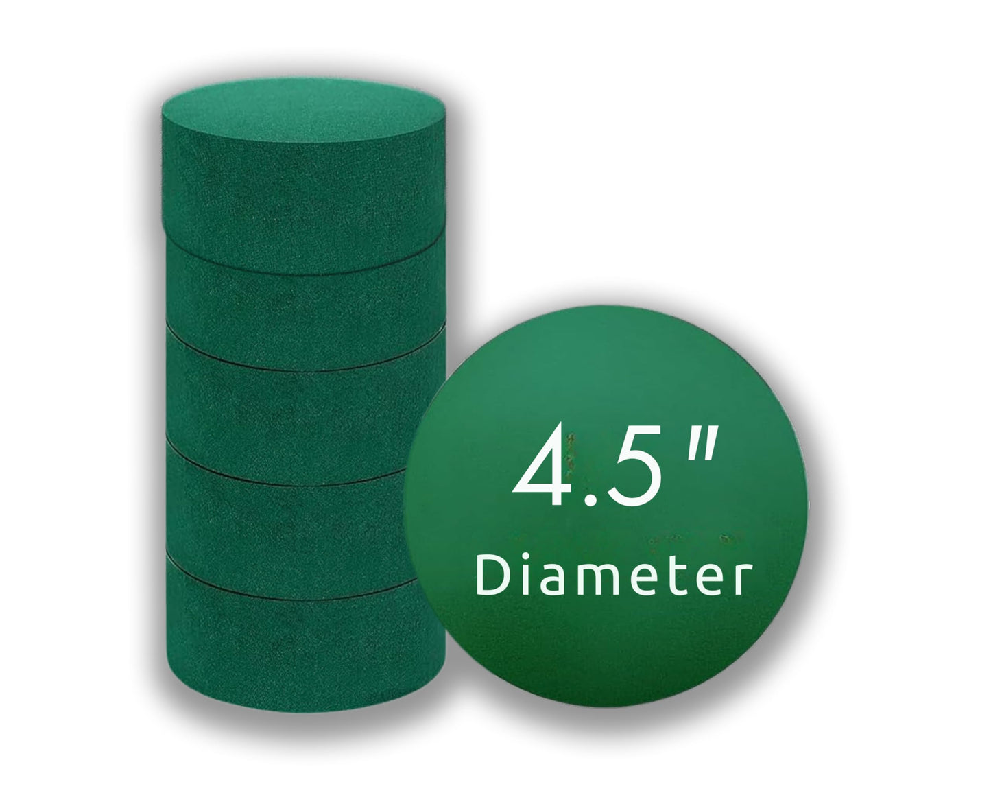 FLOFARE Pack of 6 Floral Foam Blocks Each (5.5"L x 3.1"W x 1.7"H) Green Wet & Dry Flower Foam for Fresh & Artificial Flower Arrangement, Plant Foam, Florist Supplies for DIYs, Arts, Crafts & Weddings