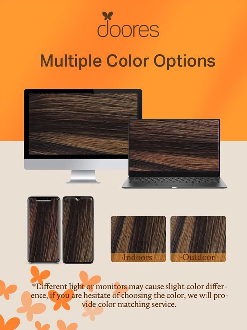 DOORES Human Hair Extensions Tape in, Balayage Dark Brown to Chestnut Brown Real Hair Extensions 40pcs 24 Inch 100g, Tape in Straight Natural Hair Extensions Skin Weft