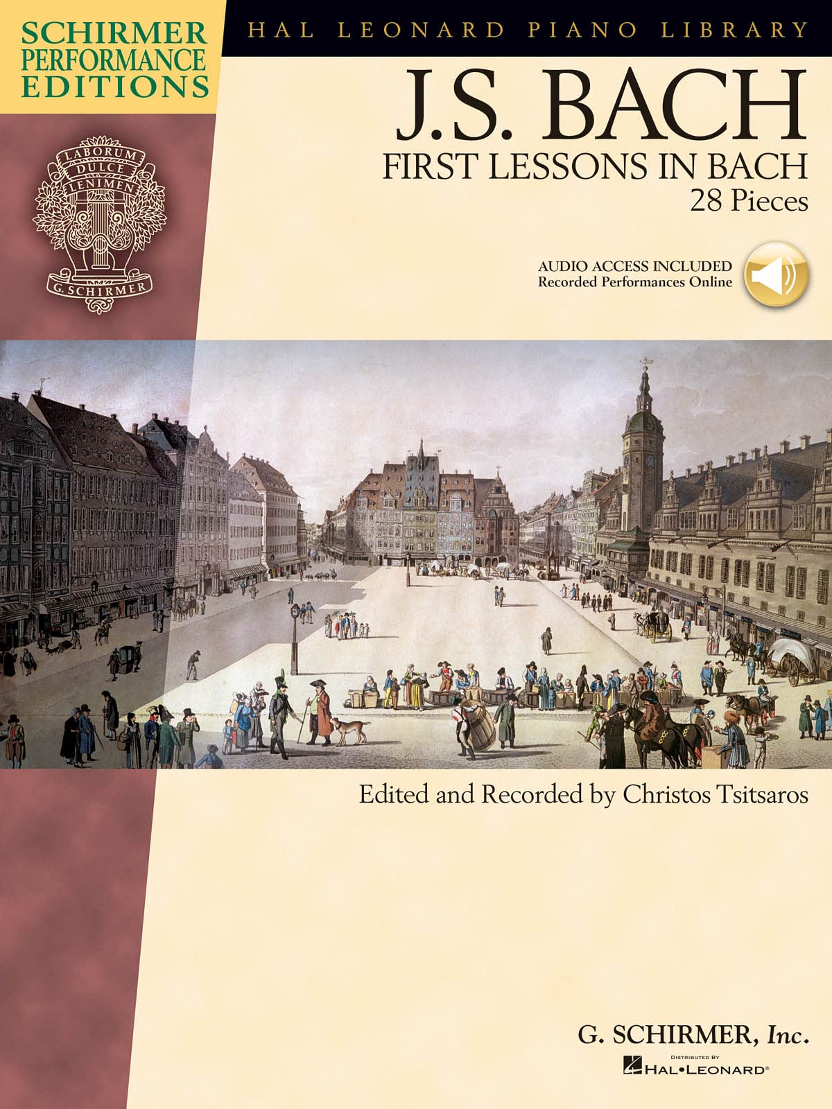First Lessons in Bach 28 Pieces Book/Online Audio (Schirmer Performance Editions)