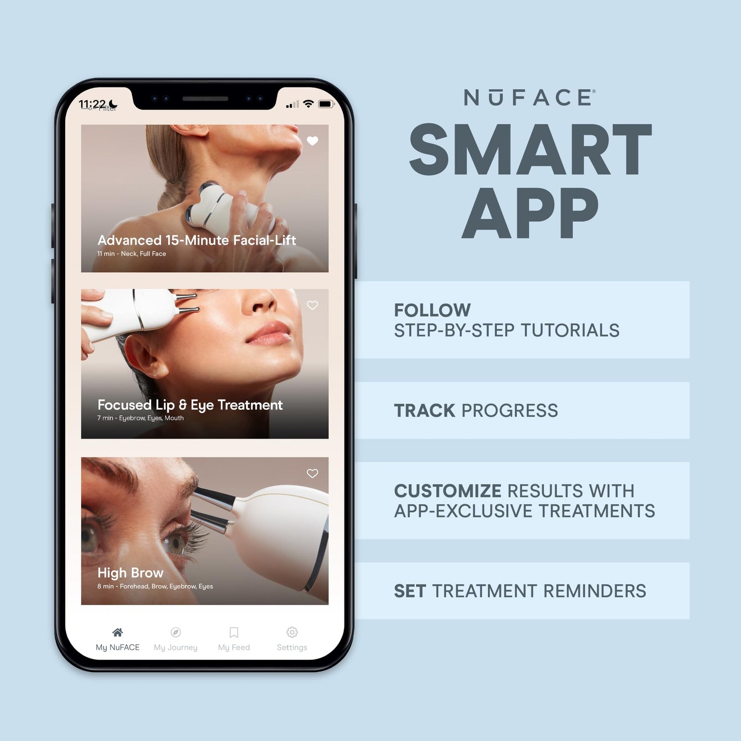 NuFACE TRINITY+ Effective Lip & Eye Attachment for Microcurrent Facial Device - FDA Cleared At Home Eye Lift & Smile Lines Treatment to Tighten & Tone Hard-to-Reach Areas Around Mouth and Eyes