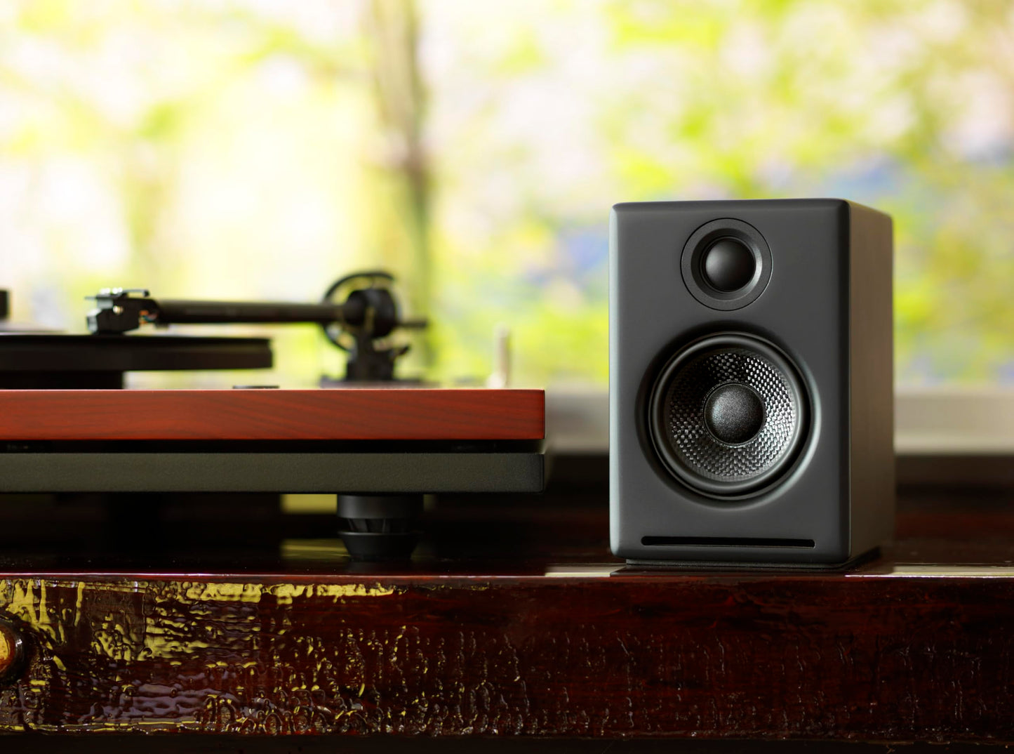 Audioengine A2+ Desktop 24 Bit Wireless Bluetooth Desktop Speakers - 60W Computer Speakers for Music and Gaming