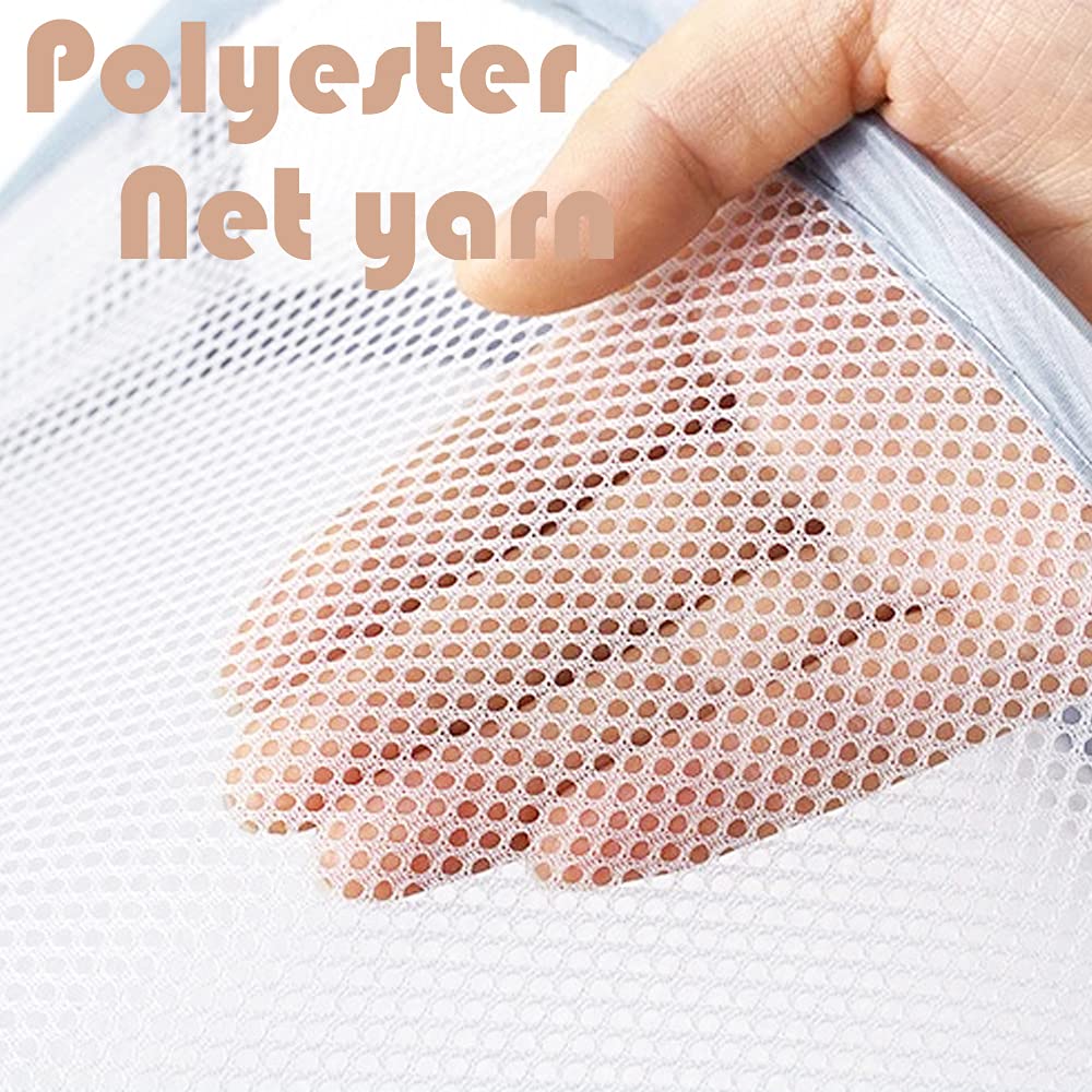 Mesh Collapsible Small Wall Laundry Baskets，Hanging Laundry Hamper，for Hotel, University Dormitory Use by HHSSALIN (1, CLASSIC)