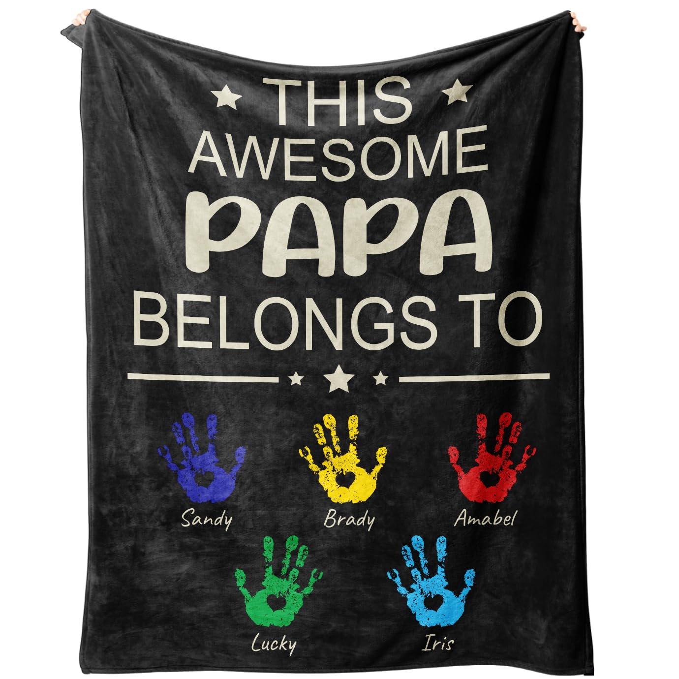 Ship Next Day Custom Blanket with Text Picture for Christmas Collage Customized Blankets, Birthday Personalized Throw Blanket gift for dad, Mom, Kids, Dogs, Friends or Lover (10 Photos) Made in USA