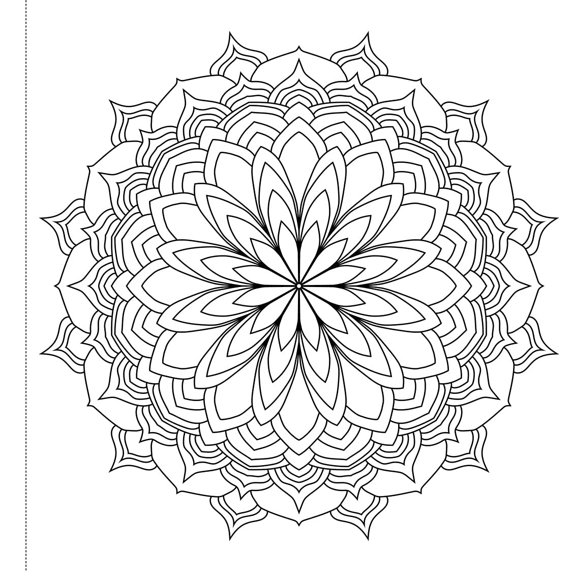 Mandala: Colouring Books for Adults with Tear Out Sheets (Adult Colouring Book) [Paperback] Wonder House Books Editorial
