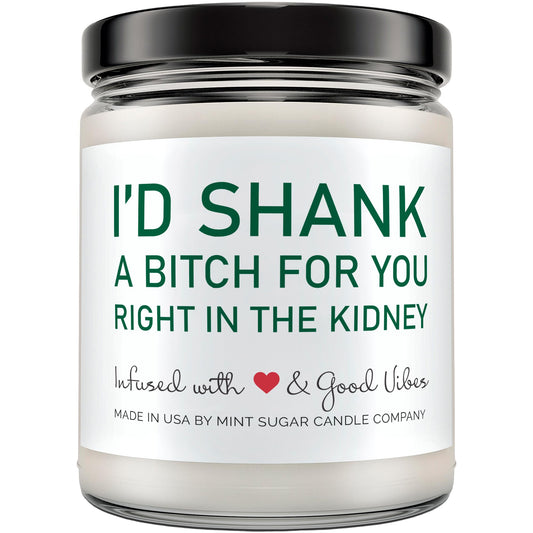 Best Friend Candle - Sister Candle - Funny Birthday Gifts for Women - Hand Poured in The USA - 9 oz - Bestie Gift - Cotton Wick, Cute Christmas Friendship Gifts Ideas, Valentines Day