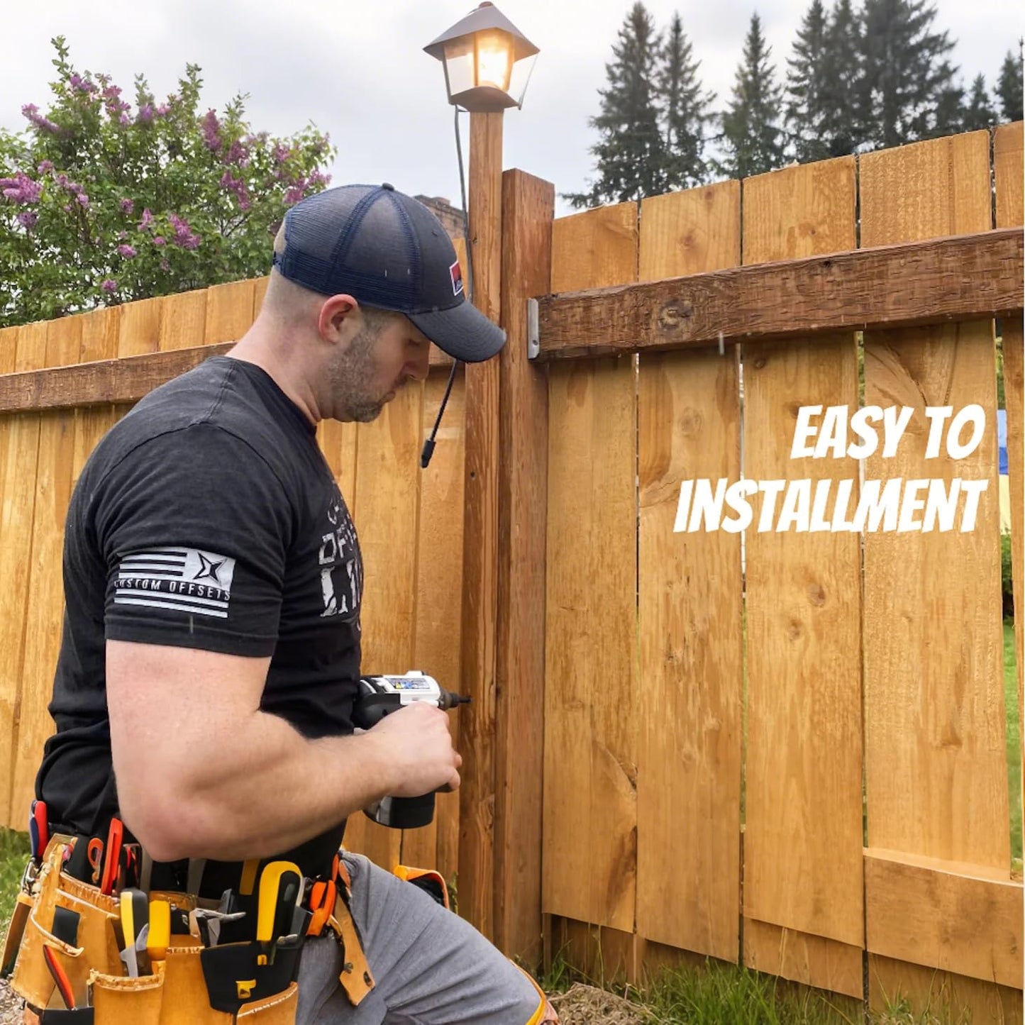 AFFAVON 80Pack Outdoor String Light Clips Screw-in Hooks,Weatherproof Cable Hangers and Clips for Hanging Fairy Lights for Christmas, Festival,Patio, and Fence Decorations