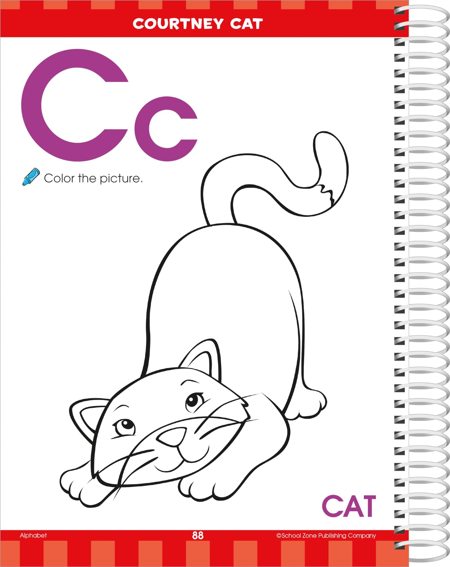 School Zone Big Preschool Workbook: 320 Spiral-Bound Pages, Pre-K, Colors, Shapes, Numbers, Early Math, Alphabet, Pre-Writing, Phonics, Following Directions, Ages 3-5