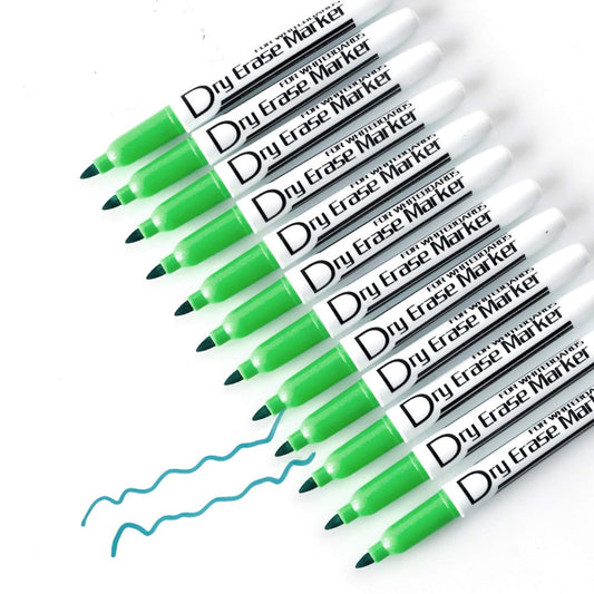 Volcanics Skinny Dry Erase Markers Bulk Fine Tip for Kids Small Whiteboard Markers Thin Pack of 80, Assorted Colors