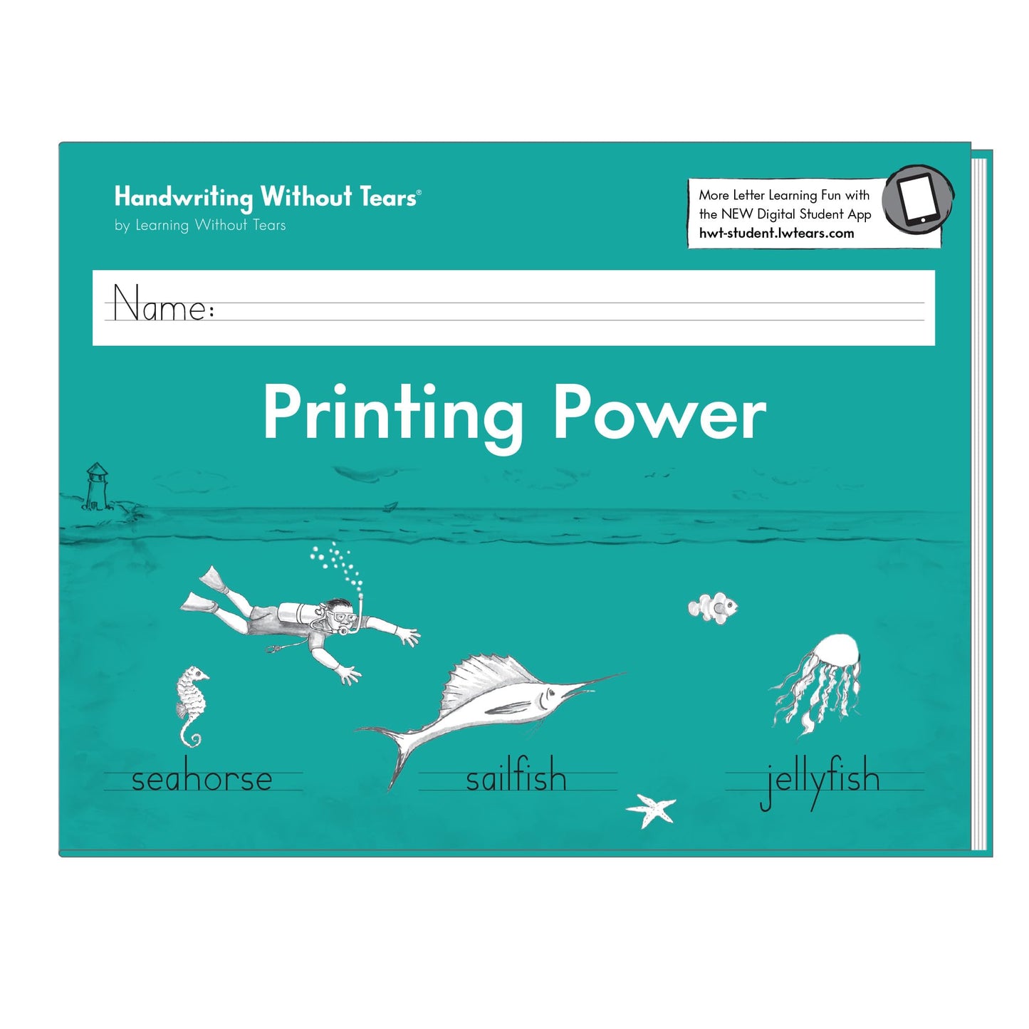Learning Without Tears Age 7+, 2nd Grade+, Handwriting Practice, Writing Book, School & Home, Language Arts, Tutoring, Sensory