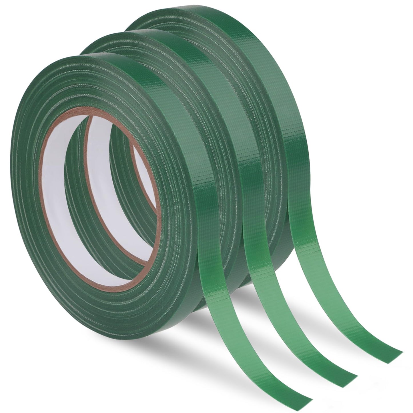 Prudiut 2 Roll Green Floral Tape Waterproof Florist Tape, 1/2" Wide Flower Wrap Tape Floral Tape for Fresh Flower Bouquet Wrap Flower Arrangements Crafts (100Ft/33.4 Yd)