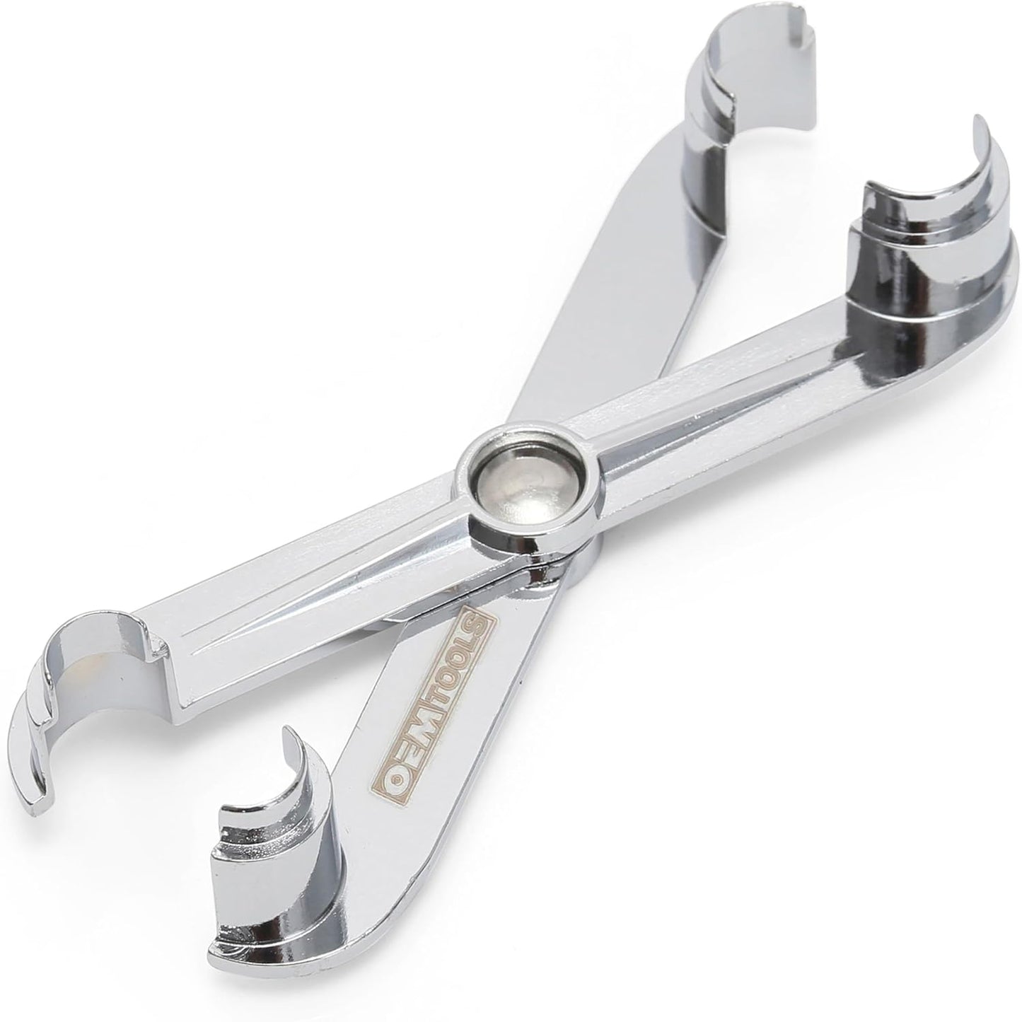 OEMTOOLS 24688 Transmission Line Disconnect Tool, Quickly Removes 3/8" and 1/2" Oil Cooler Lines, Step Design for Ford and Cadillac Vehicles, Durable Metal Construction