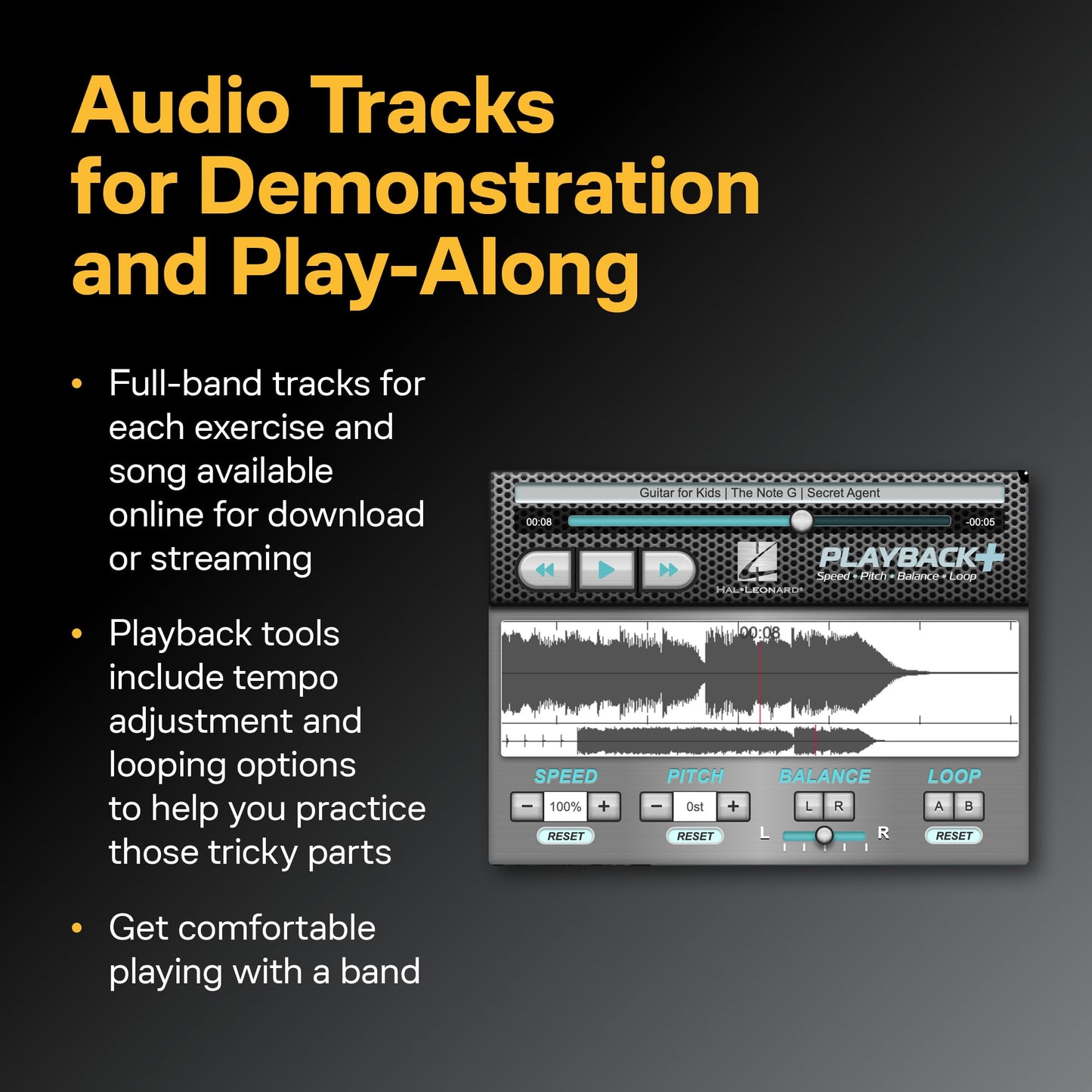 Guitar for Kids | Guitar Method - Easy Beginner Guitar Songbook for Children | Learn Popular Songs and Guitar Basics | Sheet Music incl. Online Audio ... (Hal Leonard Guitar Method (Songbooks))