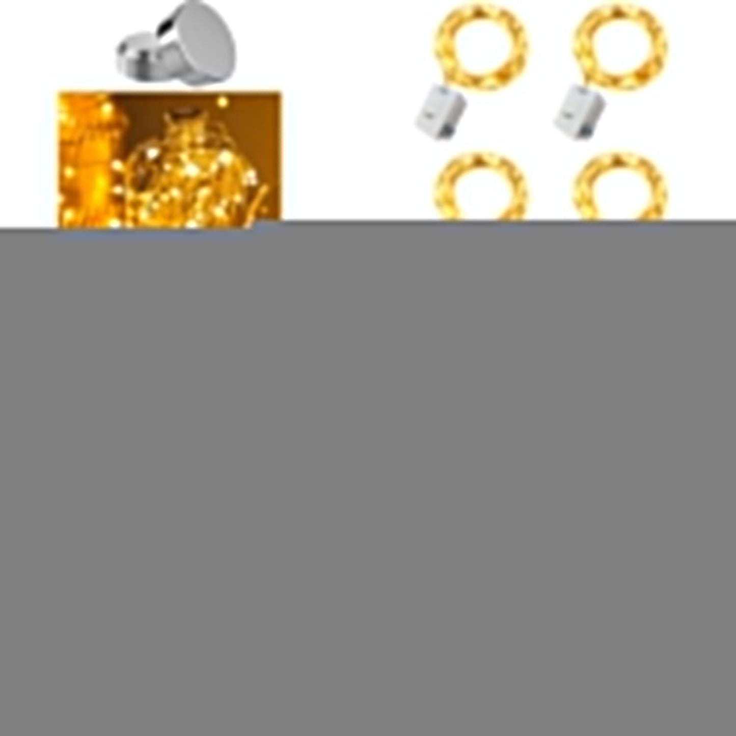 10 Pack Fairy Lights Battery Operated - 3 Speed Modes, 7Ft 20 LED String Twinkle Lights, Waterproof Copper Wire, Mini Firefly Light for Mason Jars Vases Christmas Decor, Warm White