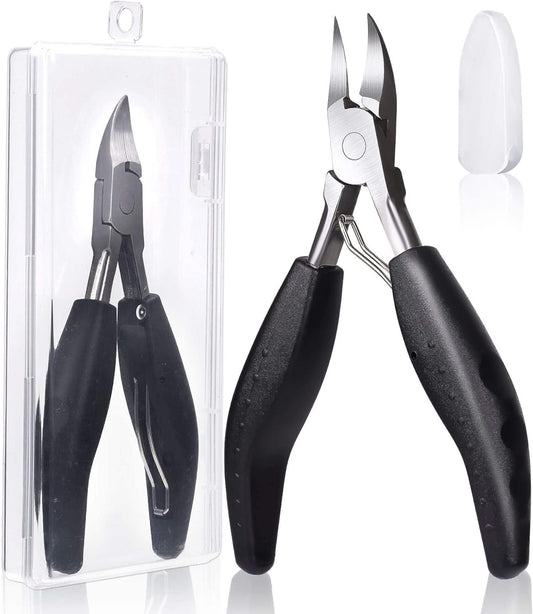 Heavy Duty Ingrown Toenail Clippers, Professional Toenails Trimmer, Podiatrist Toe Nail Clippers for Thick Nail & Ingrown Toenails, Sharp Curved Blade, Pedicure Tools.